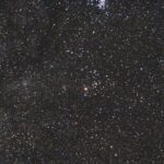 Wide-angle view of Aldebaran, the Hyades, and the Pleiades (barely, at the top). Imaged at Camp Hancock, Oregon, on 20 September 2026 by Jennifer Willis.