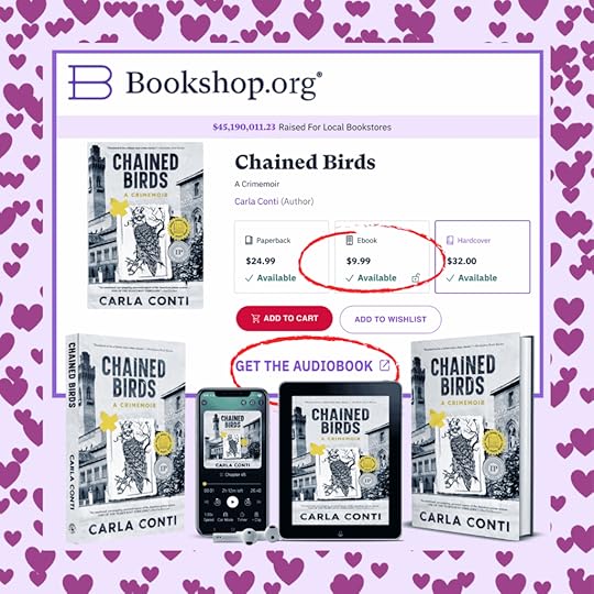Chained Birds Is Now on Bookshop.org in ALL Formats — And Every Purchase Supports Local Bookstores!