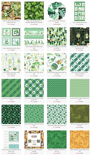 St Patricks Day Fabrics at Nancy Zieman Productions at ShopNZP.com