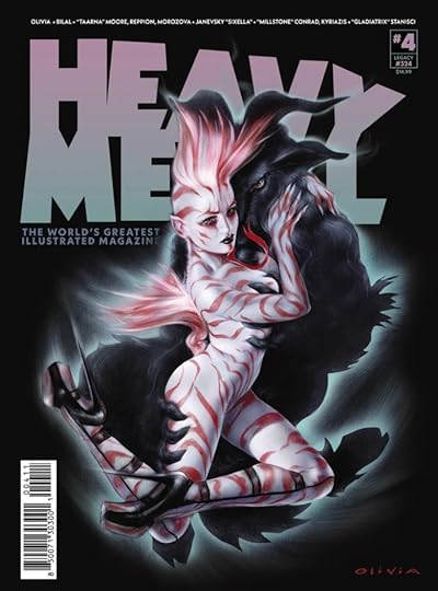 Heavy Metal Magazine #4 Olivia cover