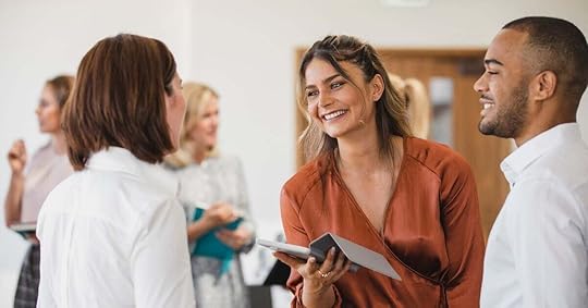 A seller leads a conversation with key stakeholders.