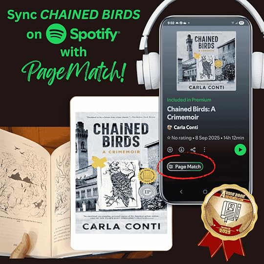 Sync print and eBook versions of Chained Birds on Spotify with PageMatch!