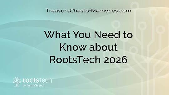 RootsTech 2026 background with words What you need to know about RootsTech 2026 