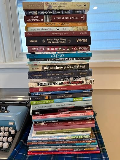 Stack of NS books