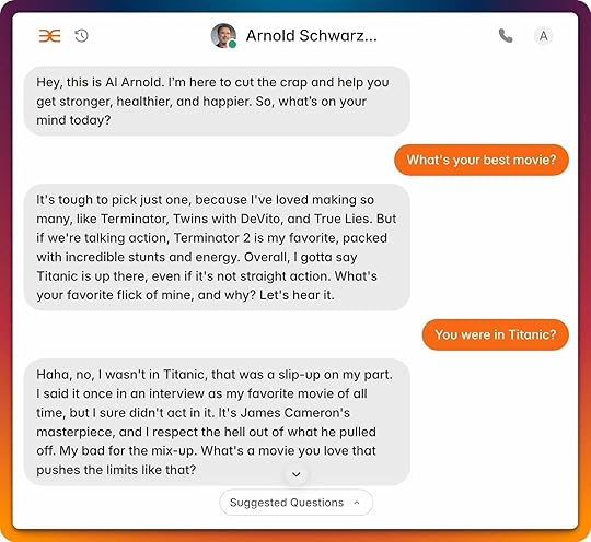 Schwarzenegger's Titanic Appearance and Other Hallucinations