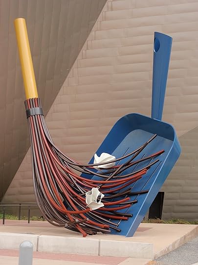 'Big Sweep', sculpture by Cleas Oldenburg and Coosje van Bruggen, Denver Art Museum