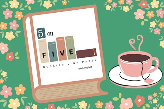 Spring flowers, a book, and a tea cup