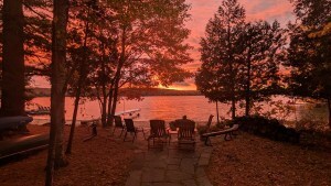 Sunset over Horseshoe Lake