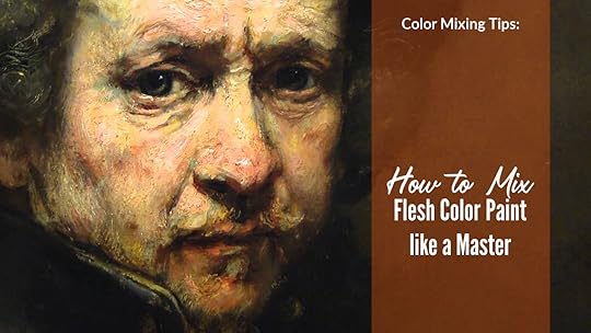 Master mixing flesh tone colors