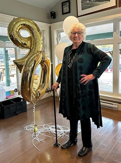 Mrs. McOnie at her 90th birthday party