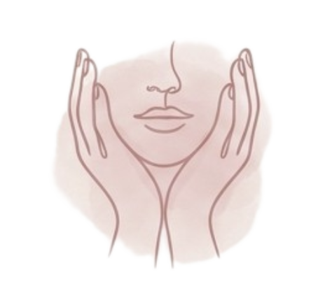 SOFTEN gesture - soft hands cupping cheeks