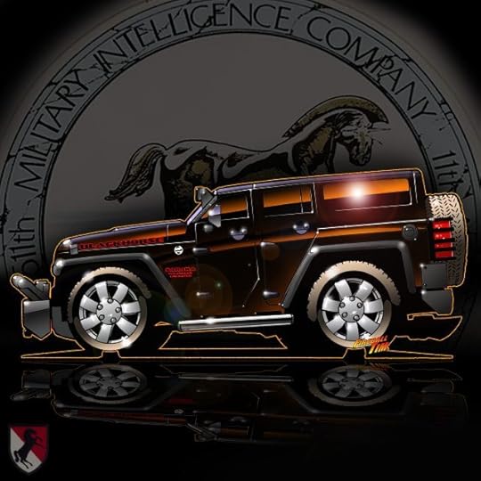 Jeep Automotive Pop Culture Art by Fireball Tim
