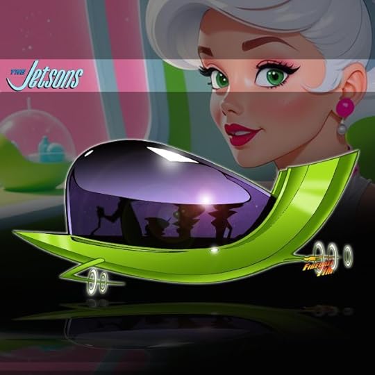 Jetsons Automotive Pop Culture Art by Fireball Tim