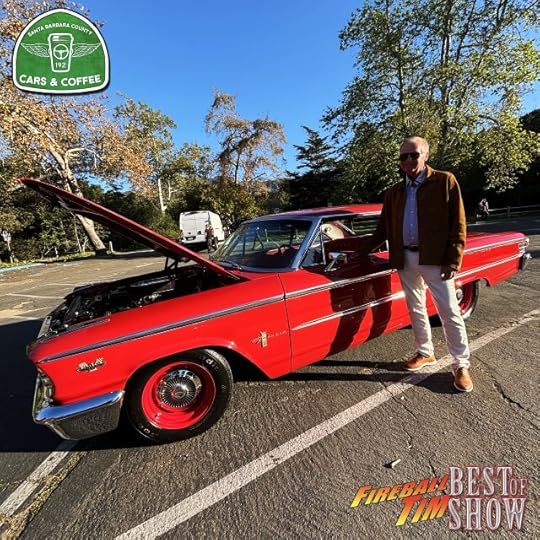 Ford Galaxie 500 Automotive Pop Culture Art by Fireball Tim