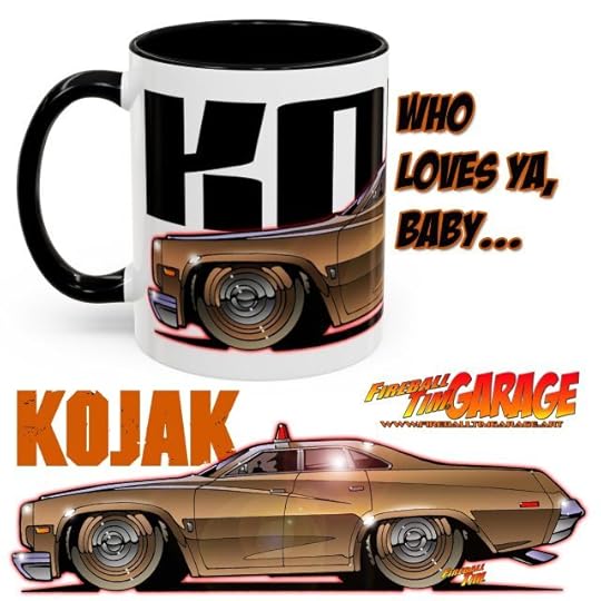 Kojak Automotive Pop Culture Art by Fireball Tim