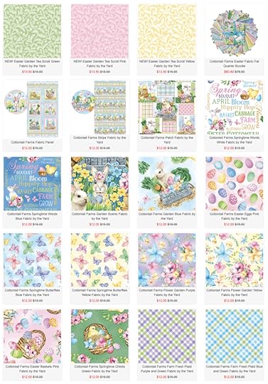 Easter Fabrics Available at Nancy Zieman Productions at ShopNZP.com