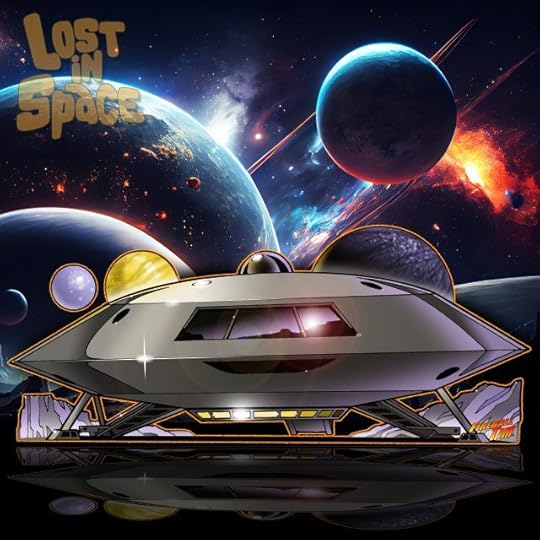 Lost in Space Automotive Pop Culture Art by Fireball Tim