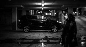 Woman in Garage from Zero Exposure by Kirk Voclain