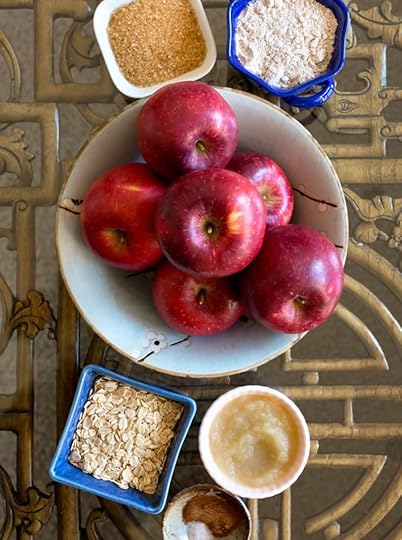Healthy Apple Oatmeal Crisp Ingredients