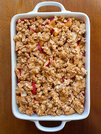 Healthy Apple Crisp With Oat Crumble Topping