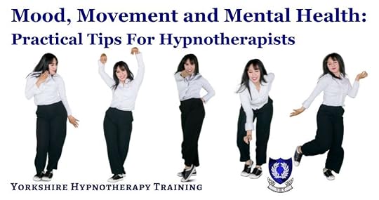 Mood Movement and Mental Health Blog Ilustration of a girl in different dance moves