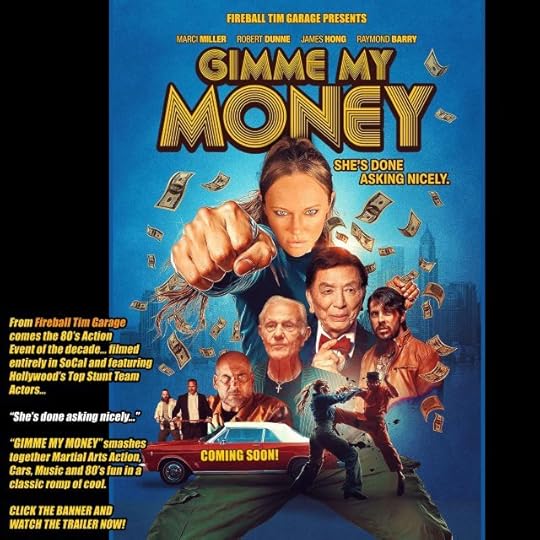 Gimme My Money Movie Automotive Pop Culture Art by Fireball Tim