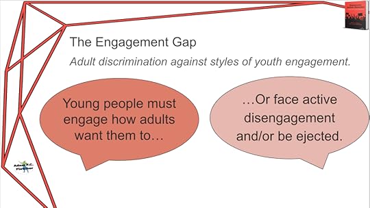This is a model of the Engagement Gap between youth and adults.