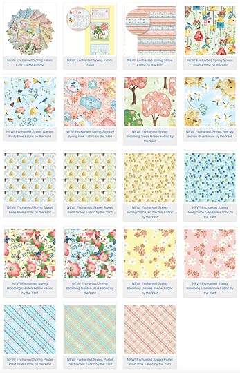 Enchanted Spring Fabrics and Fabric Panels by Andi Metz for Benartex Designer Fabrics at Nancy Zieman Productions at ShopNZP.com_