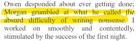 A line of text from Wilkie Collins' book The Queen of Hearts which includes the line, 