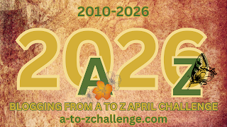 #AtoZChallenge 2026 Rectangular Banner