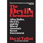 Book cover of 'The Devil's Chessboard' by David Talbot, featuring bold red and white text on a black background.