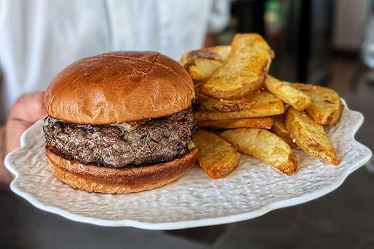 Txuleta Basque Burger from Edan Bistro in North Miami served with thick-cut fries