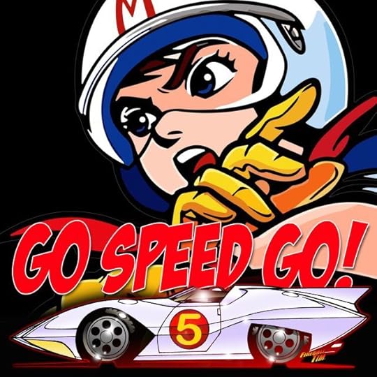 Speed Racer Fireball Tim Automotive Pop Culture Art