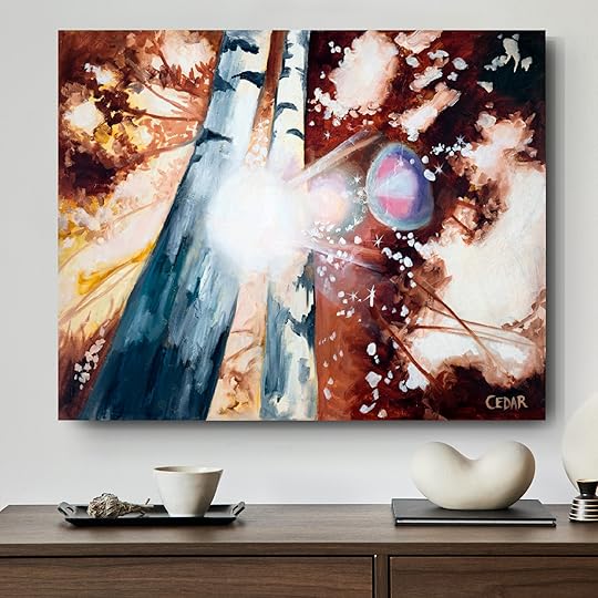 Birches in Clear Light painting by Cedar Lee