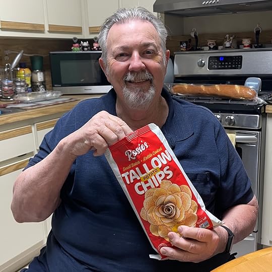 Rosie’s potato chips fried in beef tallow