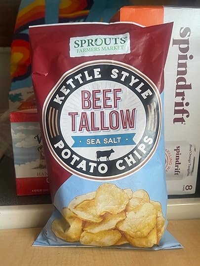 Sprouts Farmers Market kettle style potato chips cooked in beef tallow sea salt flavor