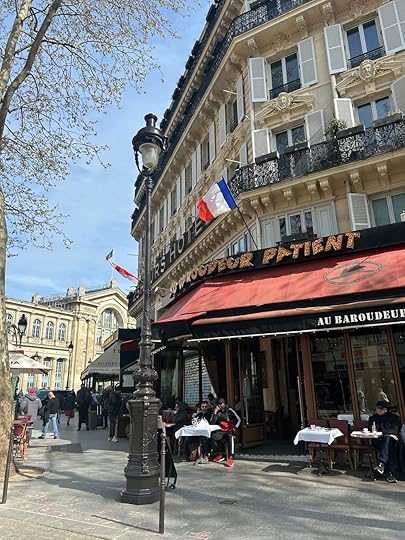 Cafe outside Gare du Nord