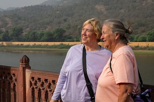Jane Powell and Jill Strachan on their travels