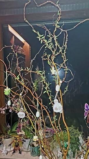 Sprouting Easter branches