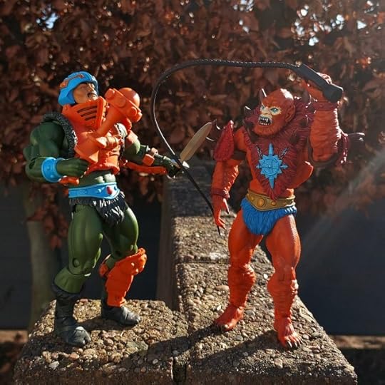 Masters of the Universe Classics Man-at-Arms versus Beast-Man