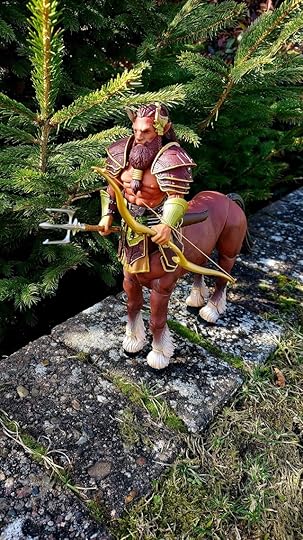 Aphareus gallops along a woodpath