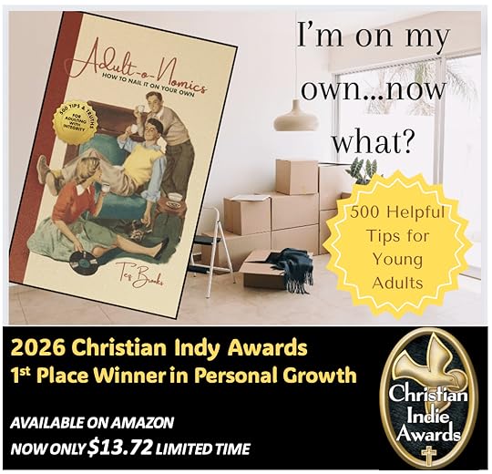 image of book cover with Christian Indy Author Awards logo