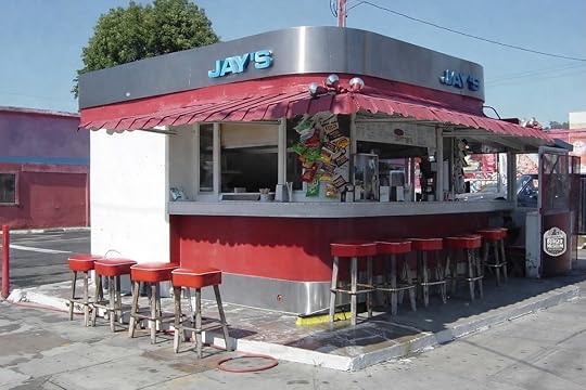 Jay’s Jayburgers stand on the corner of Santa Monica and Virgil in Los Angeles