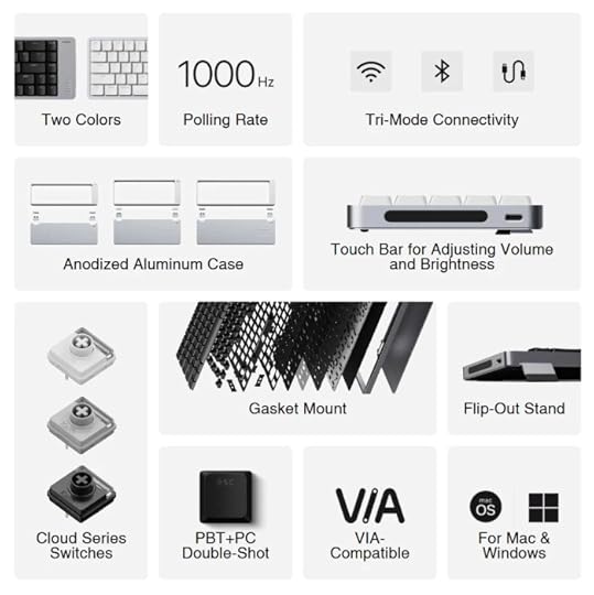 Lofree Flow 2 68 Tri-Mode Wireless Low Profile Mechanical Keyboard