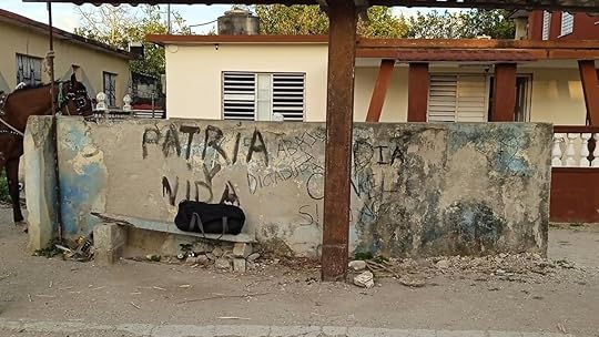 Pintadas contra el régimen en una pared en Guanabacoa.