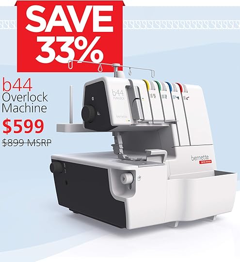 bernette b44 AIRLOCK Serger Overlock Coverstitch Combo Machine available at ShopNZP.com from Nancy Zieman Productions