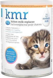 Can of kitten milk replacer