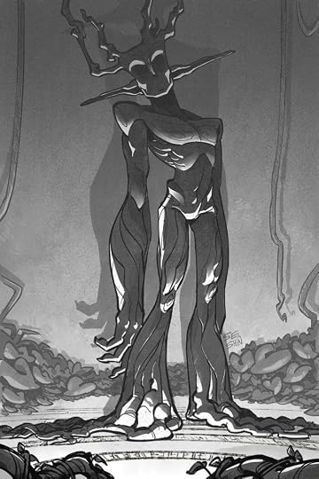 Necroflora artwork by Elise Byenkya for Konn Lavery's novella found in Sequel.
