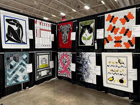 Black and White Plus One Quilt Challenge at The Great Wisconsin Quilt Show 2024