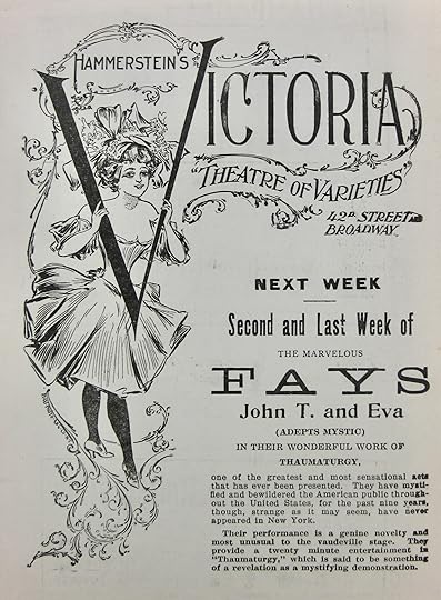 Hammerstein's Victoria Flyer, John T. and Eva Fay